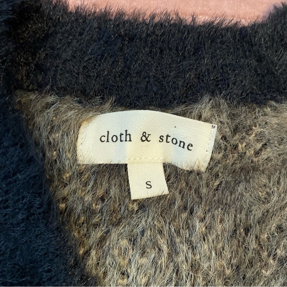 Nwot Cloth & Stone Fuzzy Soft Button Cardigan Cam… - image 3